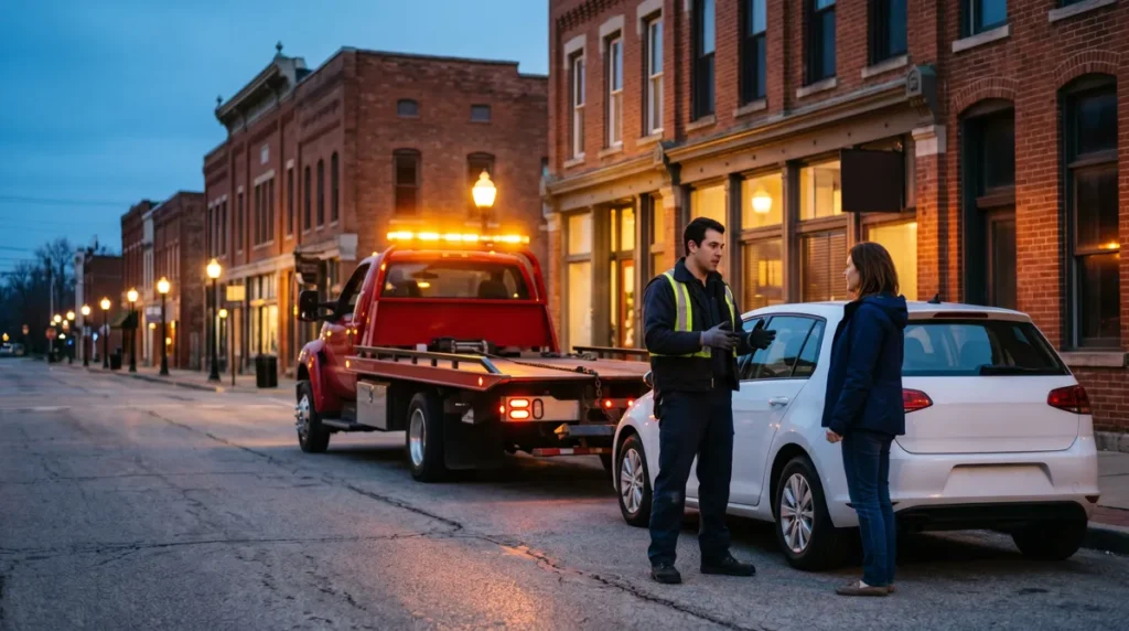 Professional towing service near Carthage, TN