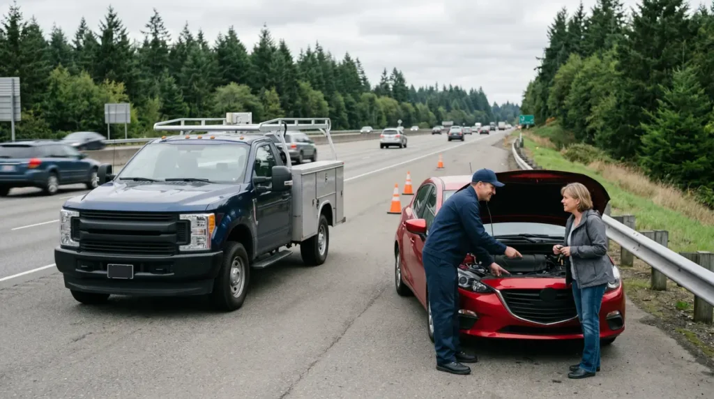 Roadside assistance service near Watertown, TN