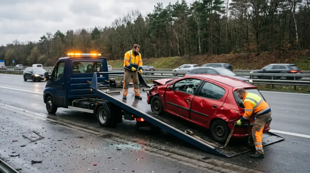 Accident recovery towing service near Lebanon, TN