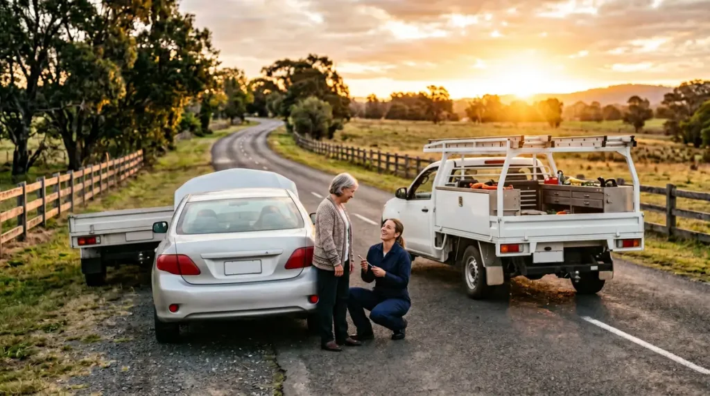 Roadside assistance service near Lebanon, TN