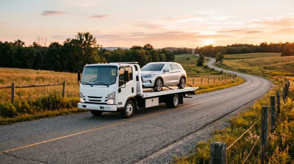 Flatbed towing for AWD vehicles near Lebanon, TN